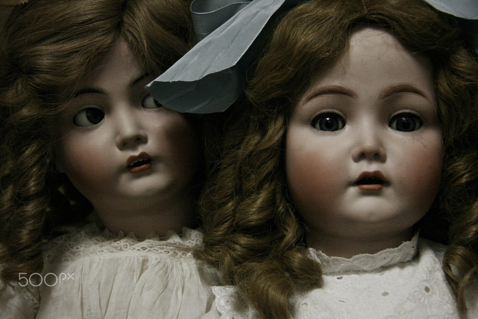 Canon EF-S 17-85mm F4-5.6 IS USM sample photo. One doll looking at a similar doll photography