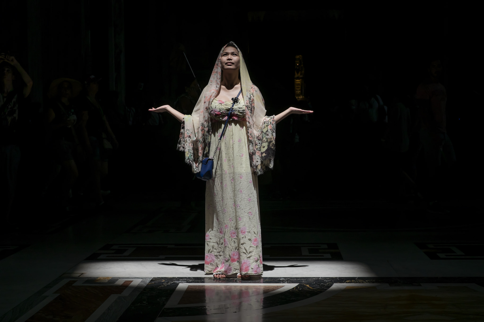 Fujifilm X-T1 + Fujifilm XF 35mm F1.4 R sample photo. Woman in vatican photography