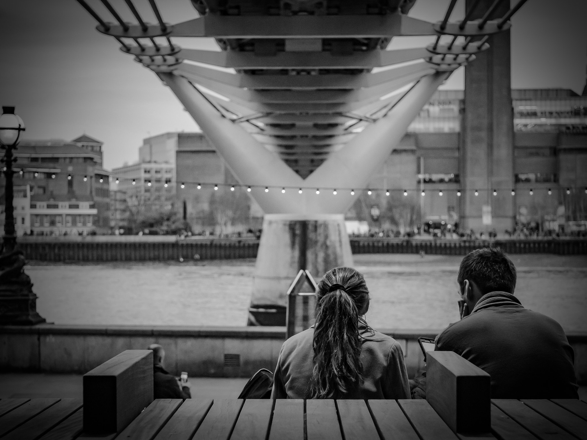 Olympus OM-D E-M5 + Sigma 30mm F2.8 EX DN sample photo. Under the bridge photography