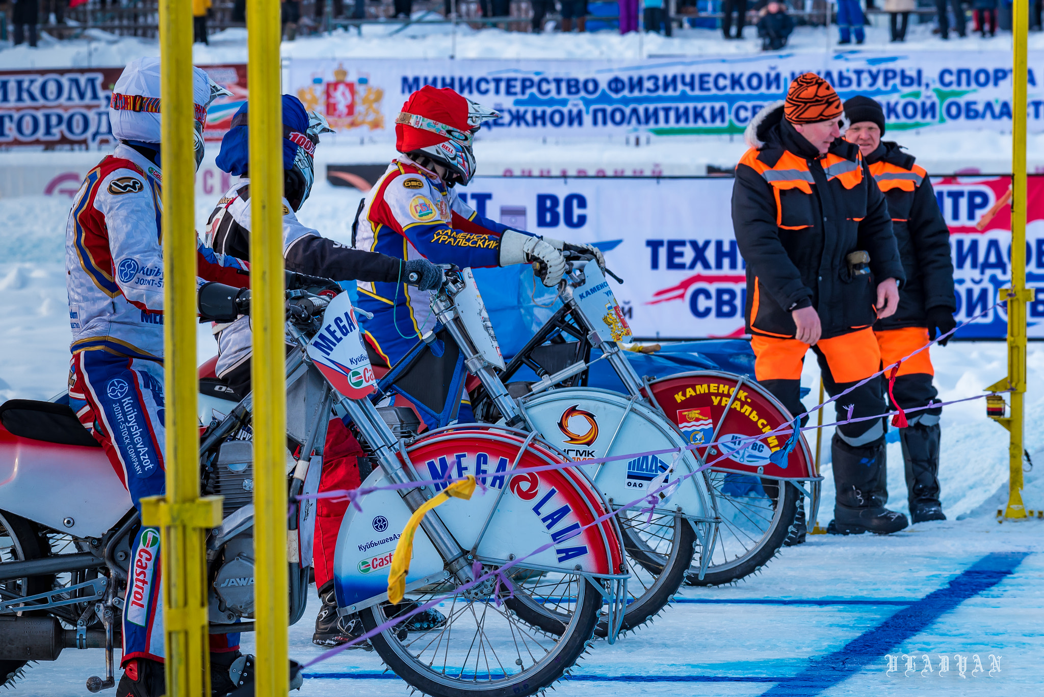 Nikon D750 sample photo. Ice speedway russia photography