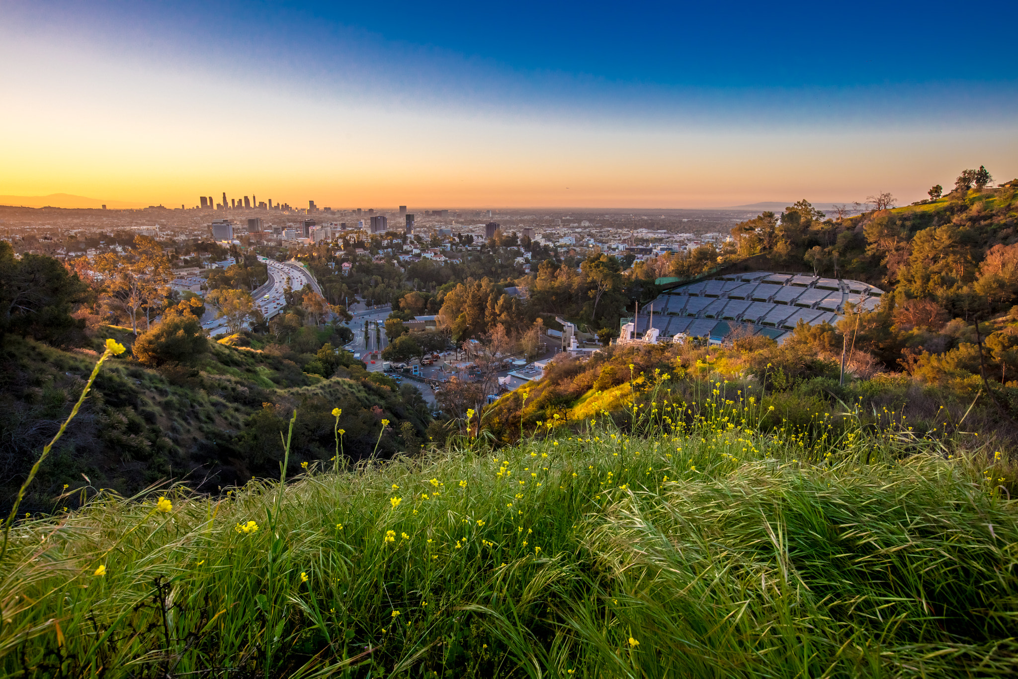 Canon EOS 5DS R sample photo. Hollywood bowl morning photography