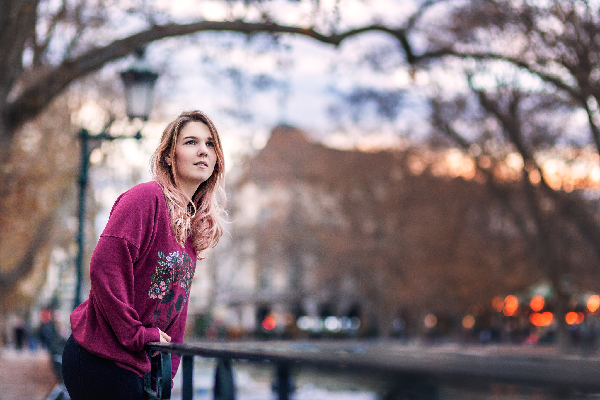 Sigma 85mm F1.4 EX DG HSM sample photo. Elodie - sunset colors photography