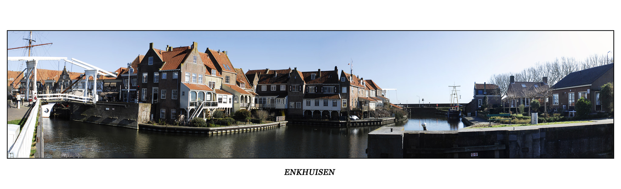 Nikon D200 sample photo. Enkhuisen pano photography