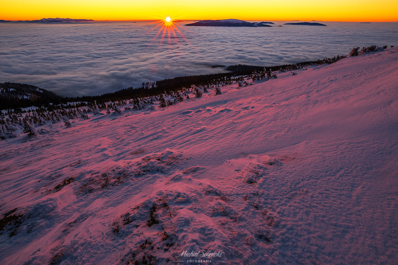 Pentax K-1 sample photo. Sunset in babia góra. photography