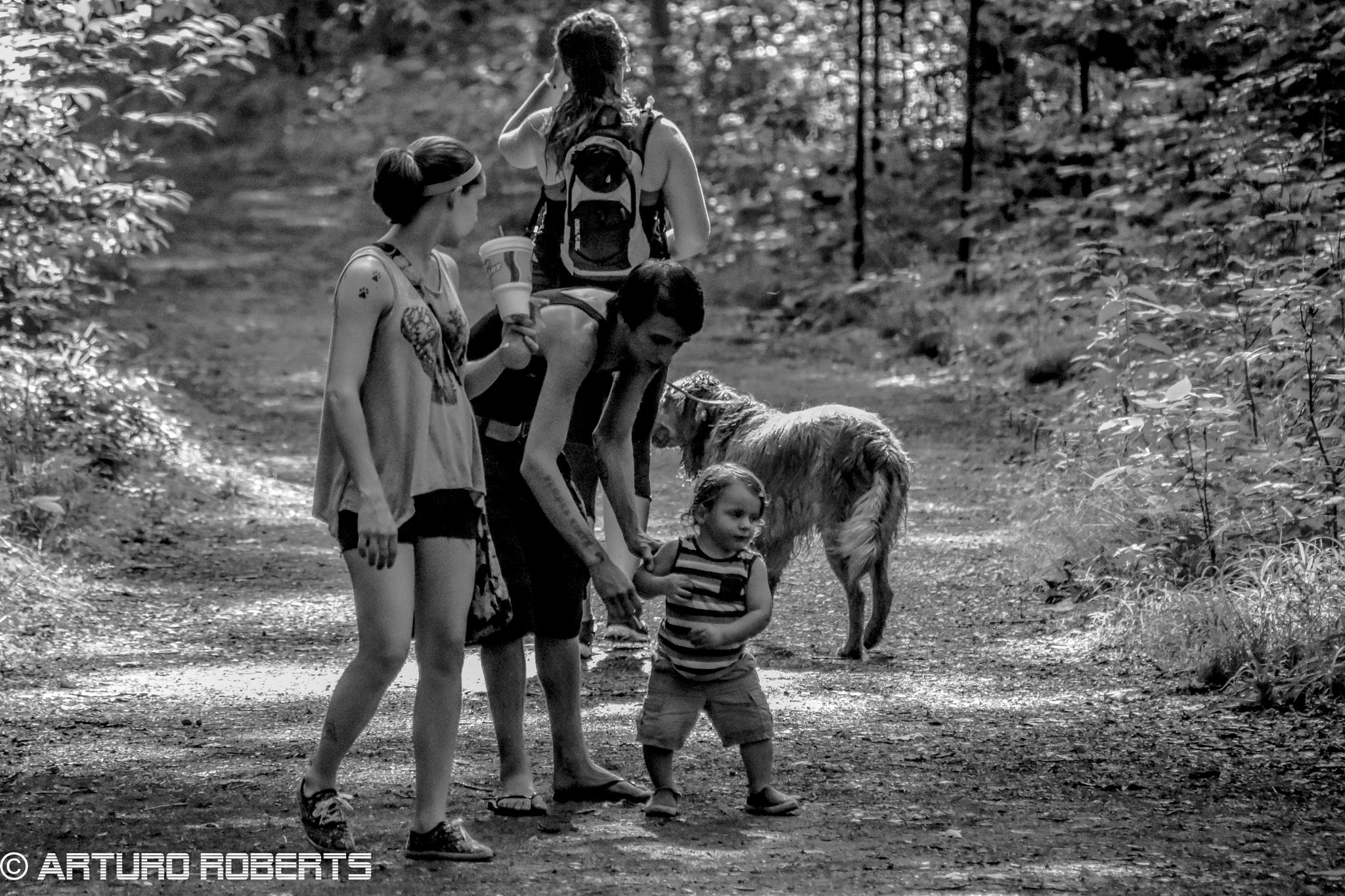 Nikon D5500 sample photo. Walk on the trail photography