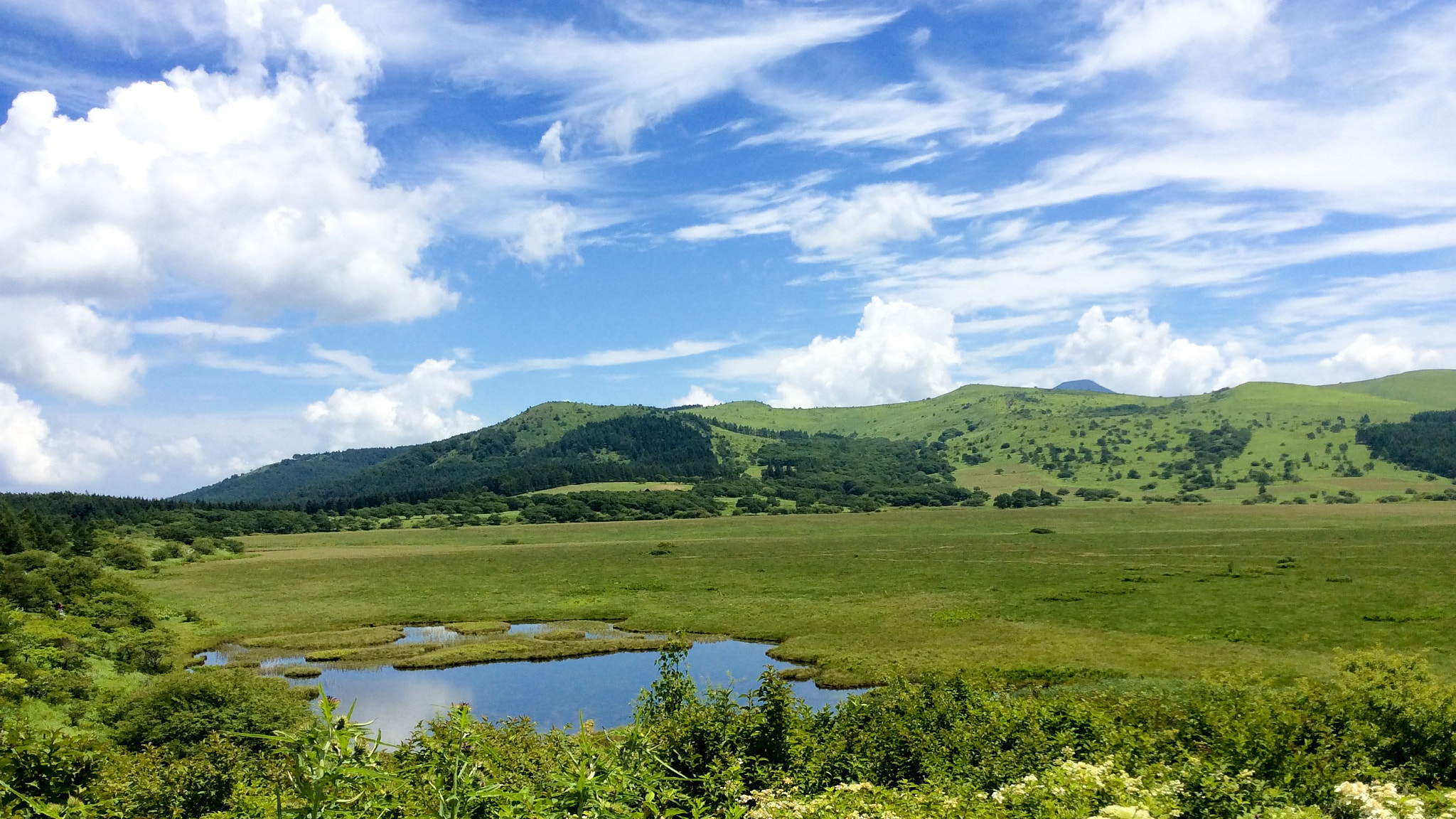 iPad Air back camera 3.3mm f/2.4 sample photo. Yashimagahara high moor nagano pref, japan photography