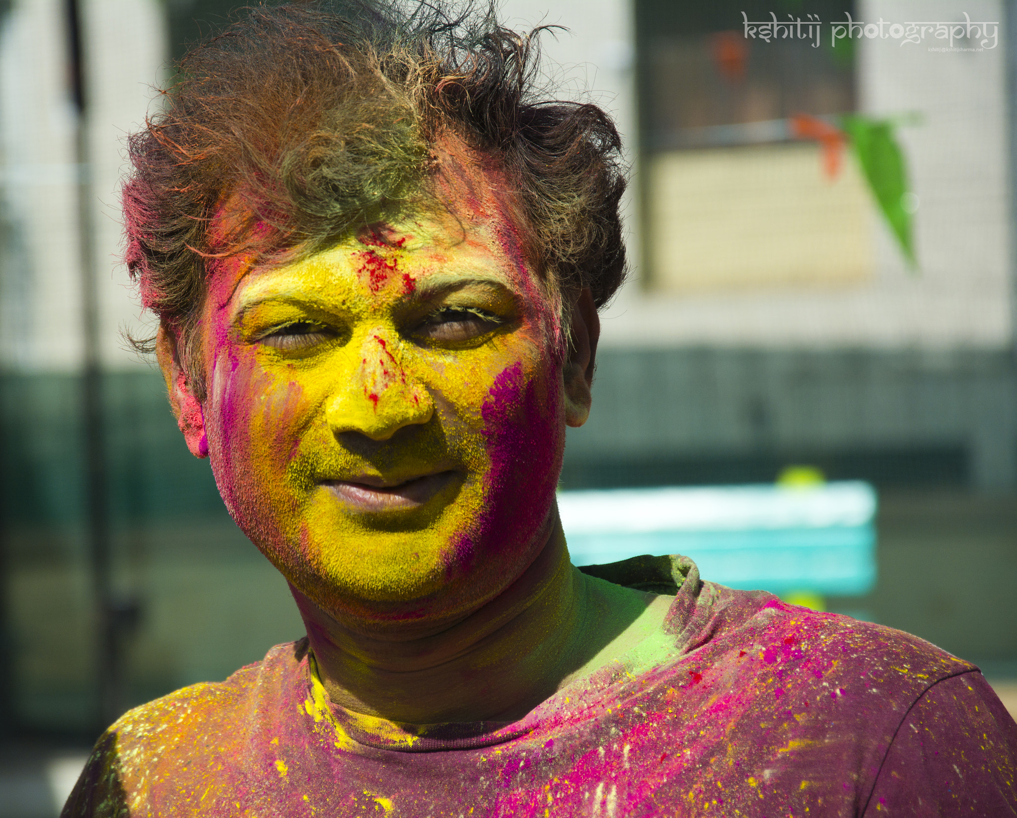 Nikon D5200 + AF Zoom-Nikkor 28-80mm f/3.5-5.6D sample photo. Holi celebration photography