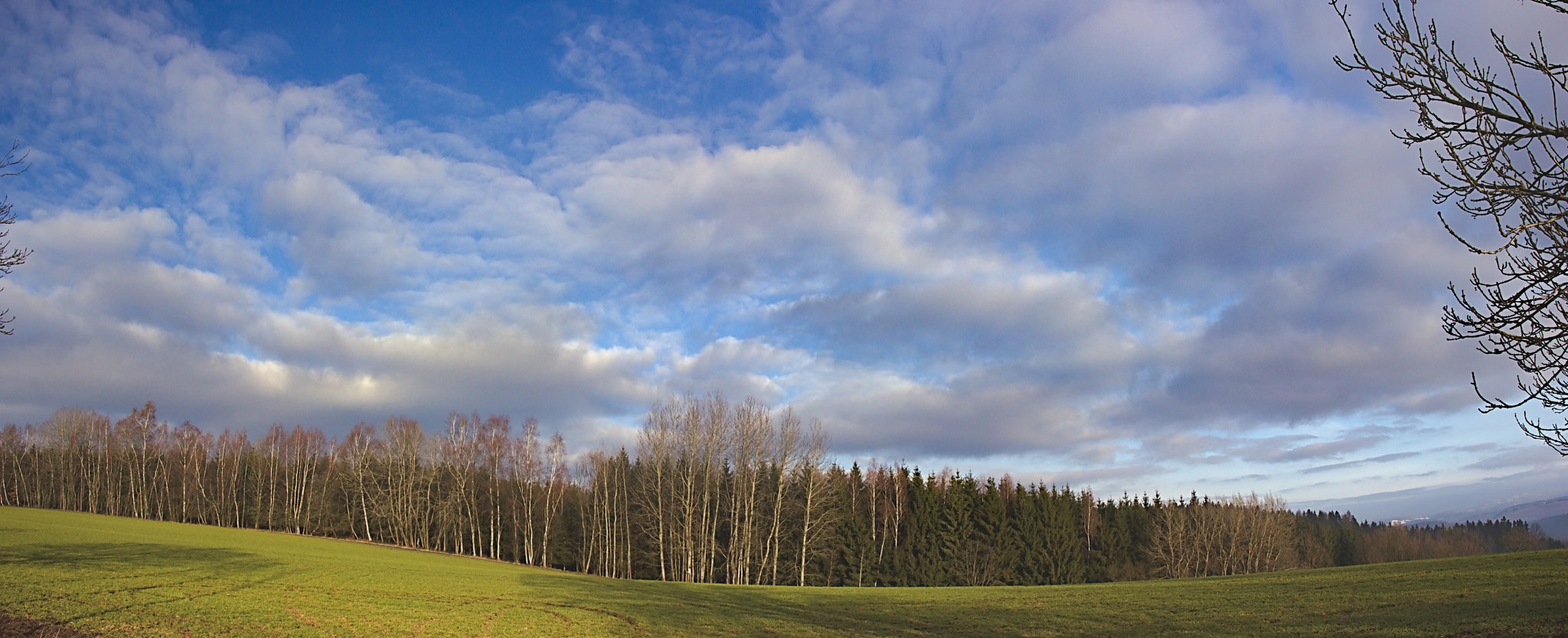 Canon EF-S 17-55mm F2.8 IS USM sample photo. Panorama spring begins photography