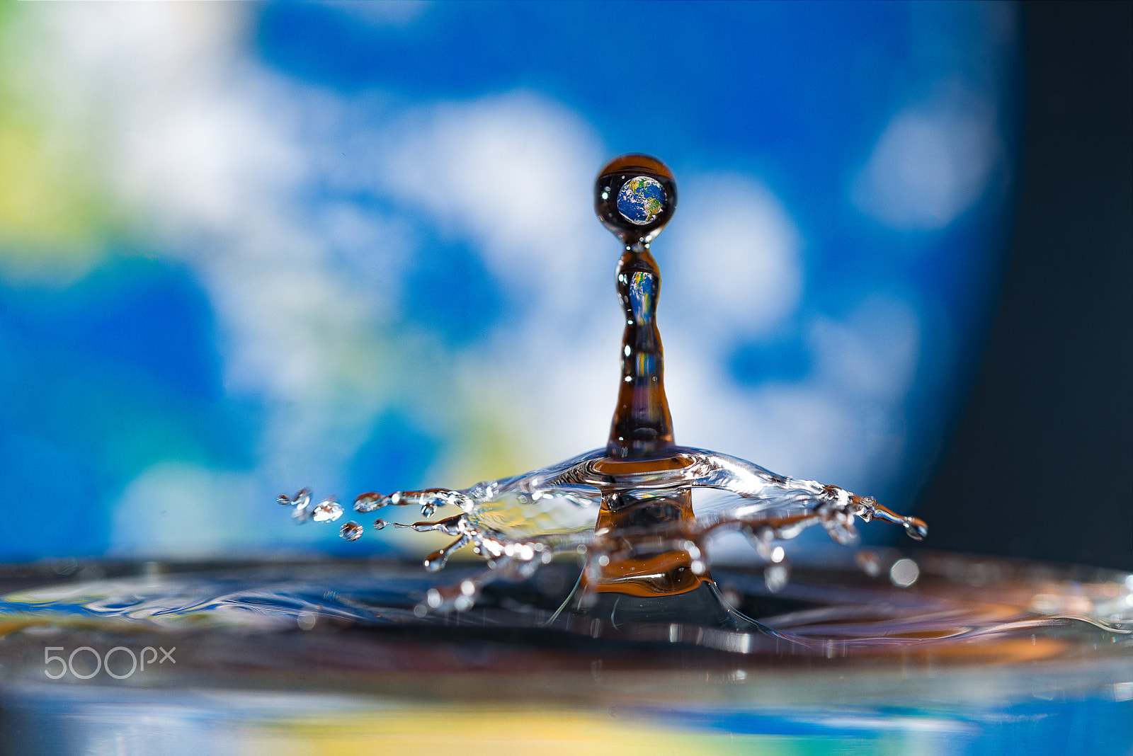 Sigma 105mm F2.8 EX DG OS HSM sample photo. ...il mondo in una goccia photography