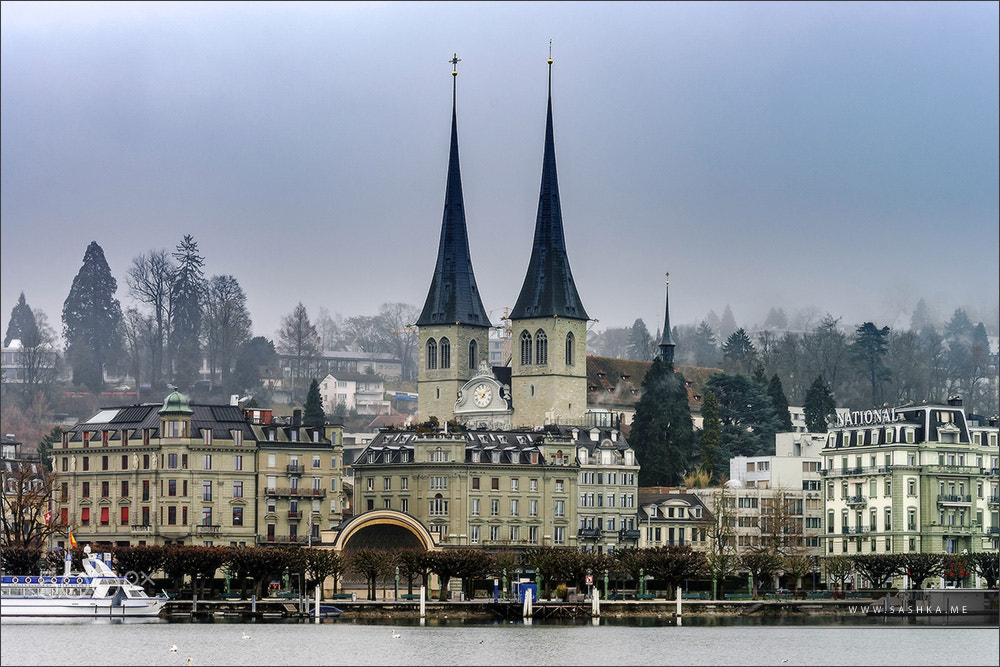 Minolta AF 80-200mm F2.8 HS-APO G sample photo. Editorial: 18th february 2017: luzern, switzerland. cityscape. photography