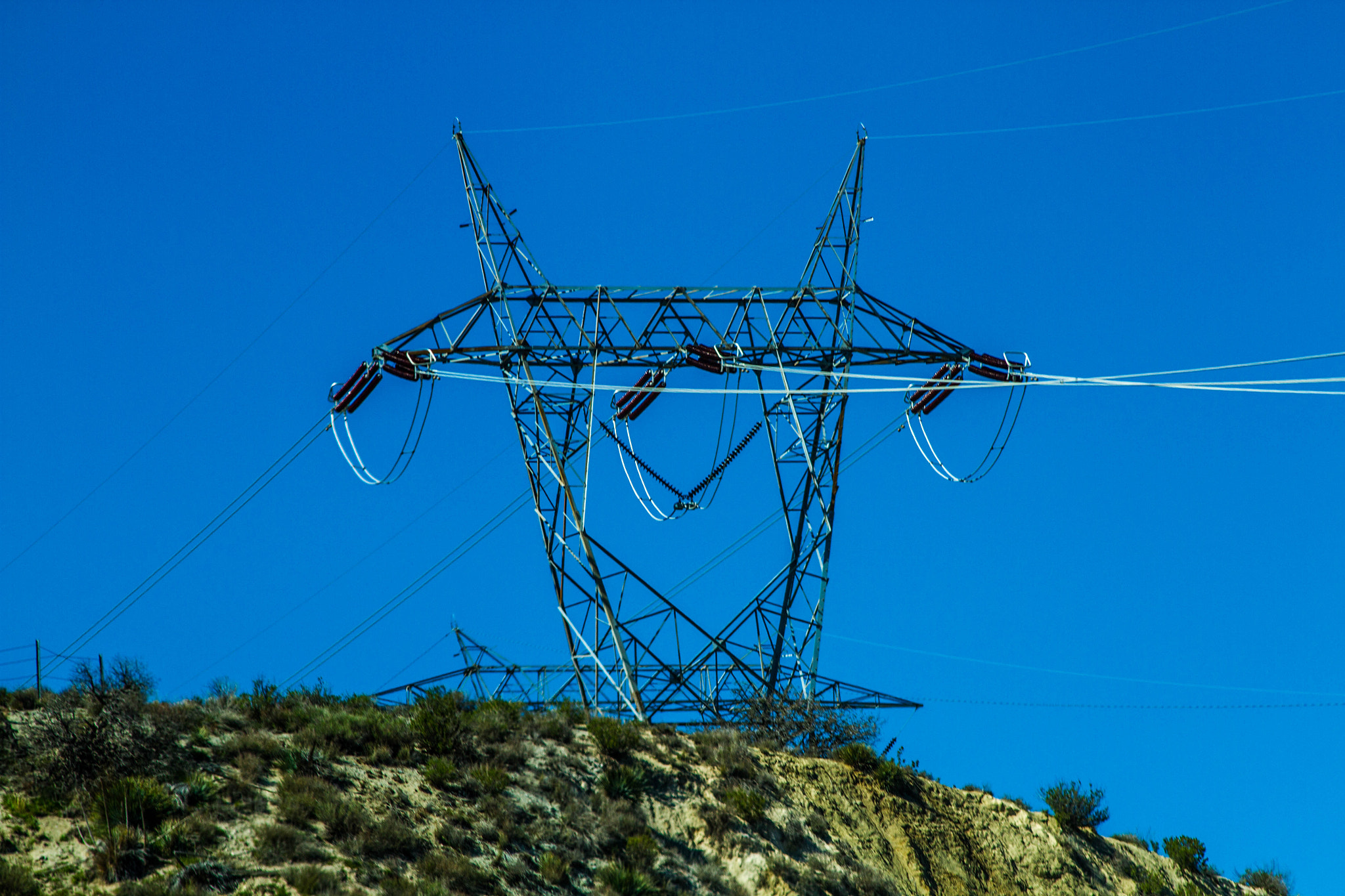 Canon EOS 7D sample photo. The powerline photography