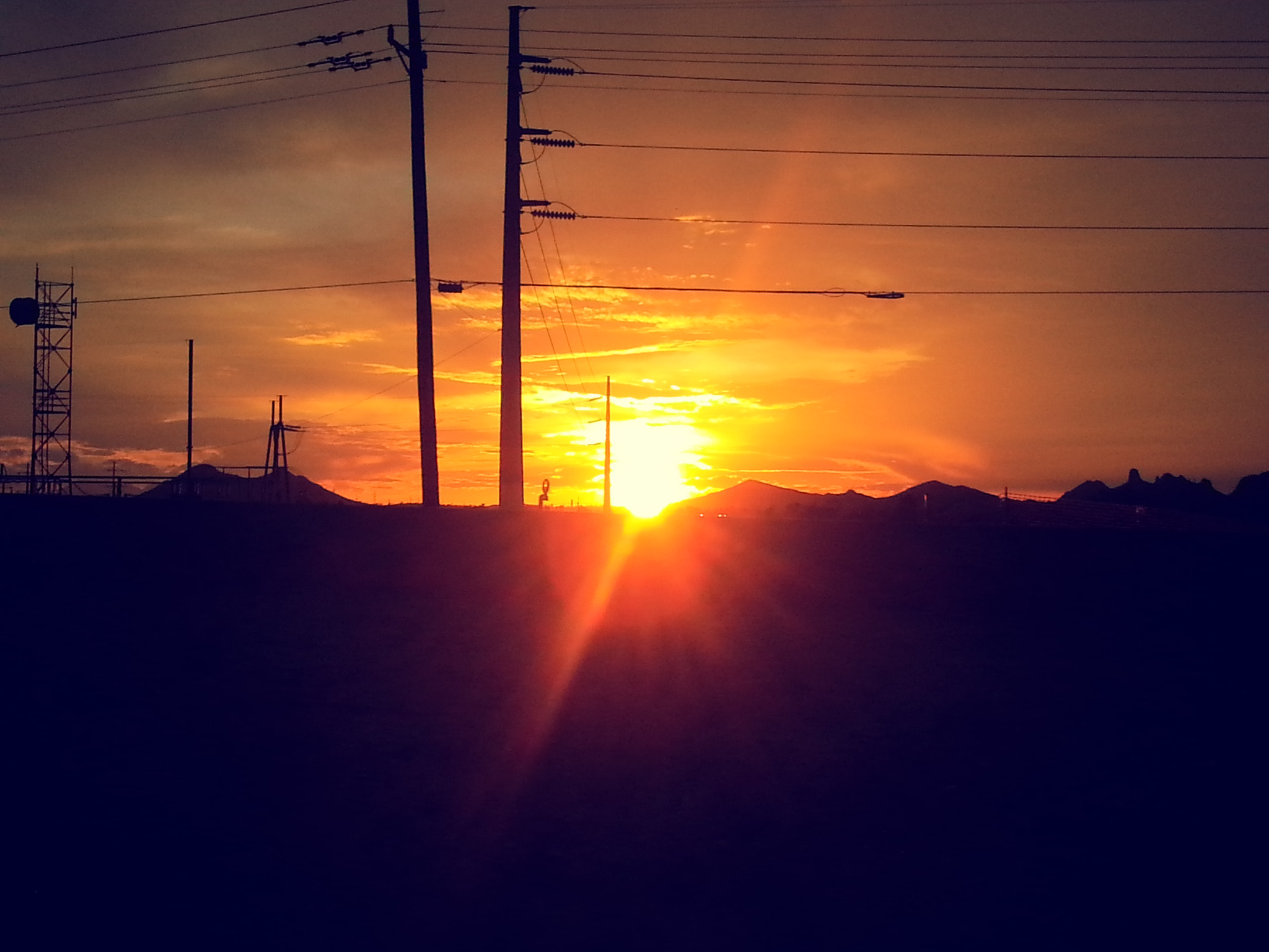 Samsung SGH-I317 sample photo. Sunset photography