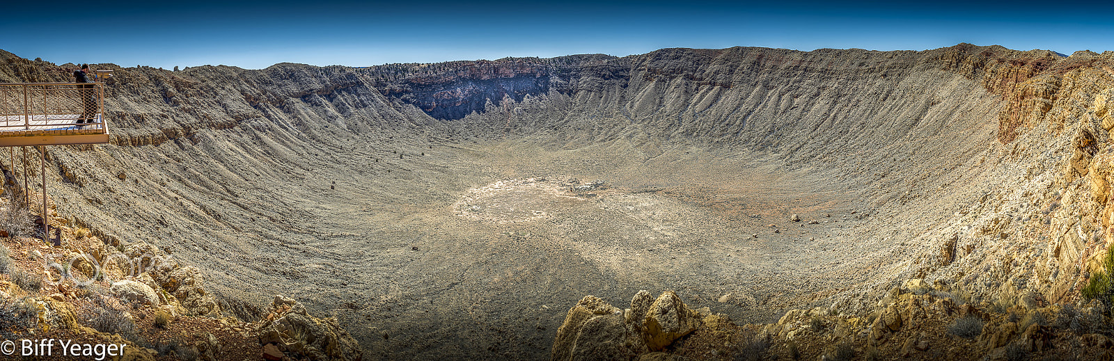 Nikon AF Nikkor 24-85mm F2.8-4D IF sample photo. Meteorcraterpano photography