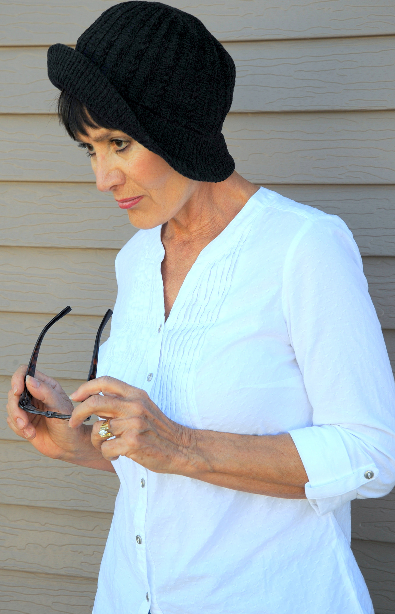 Nikon D3 sample photo. Mature female expressions. photography