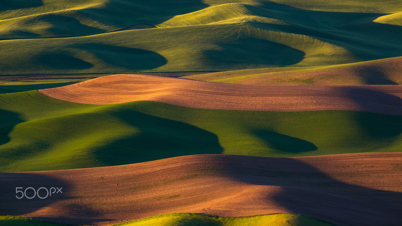 Nikon Nikkor AF-S 300mm F4E PF ED VR sample photo. Palouse waves and patterns photography
