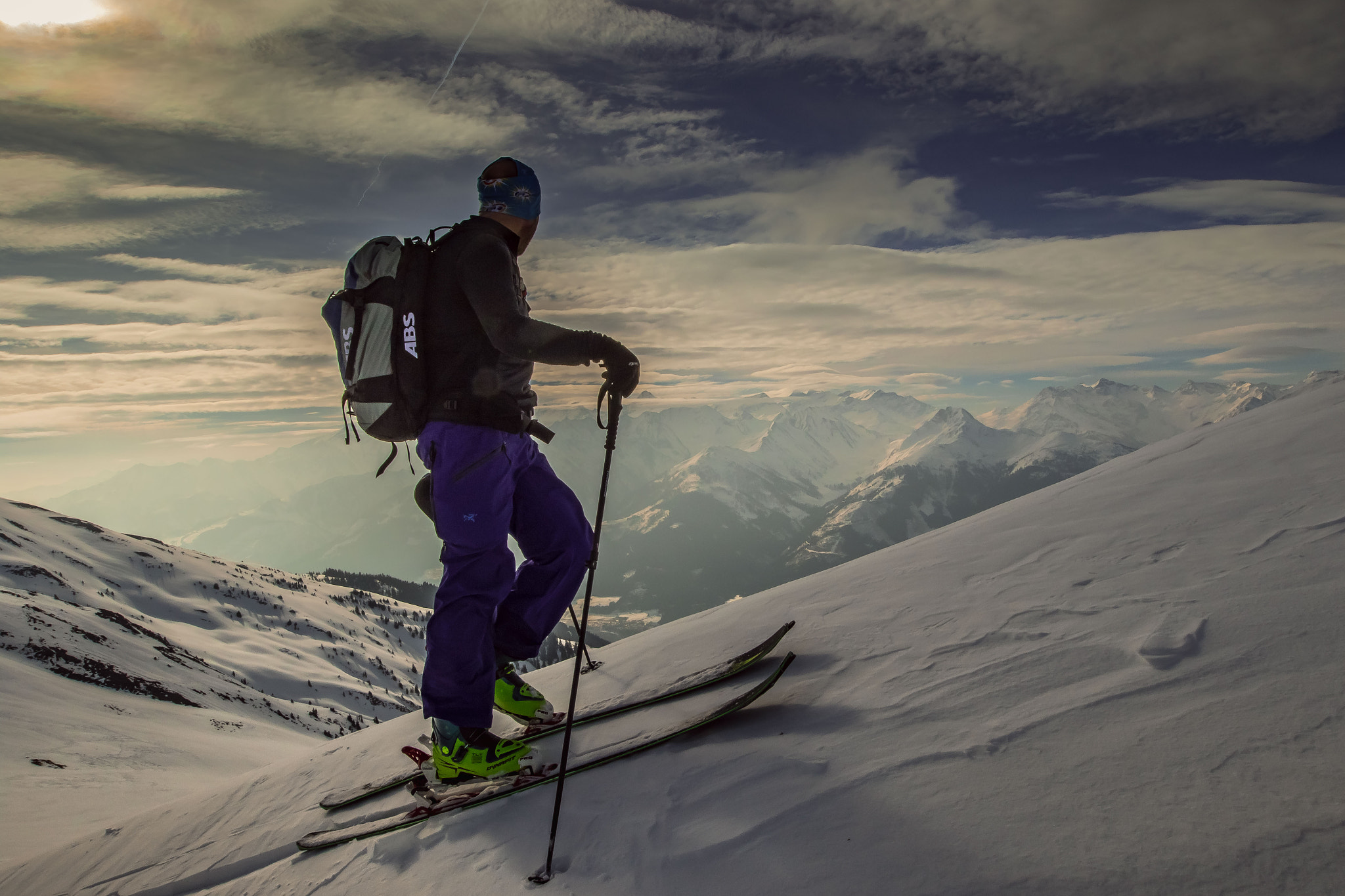 Canon EF 16-35mm F2.8L II USM sample photo. Backcountry skiing photography