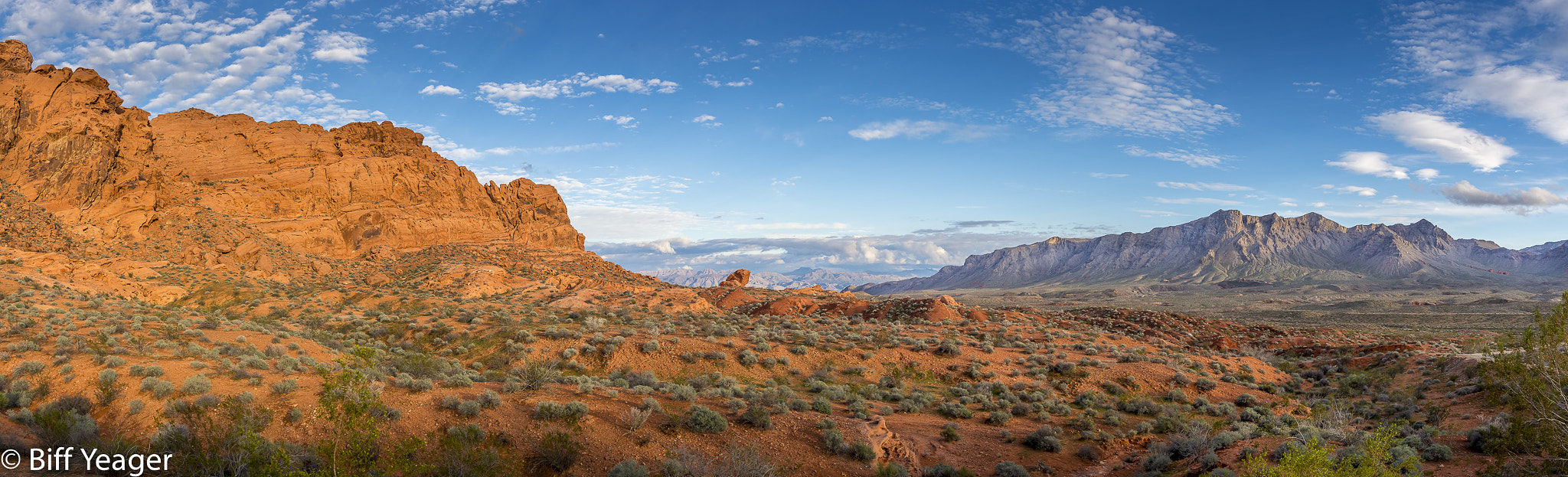 Nikon AF Nikkor 24-85mm F2.8-4D IF sample photo. Valley of fire pano photography