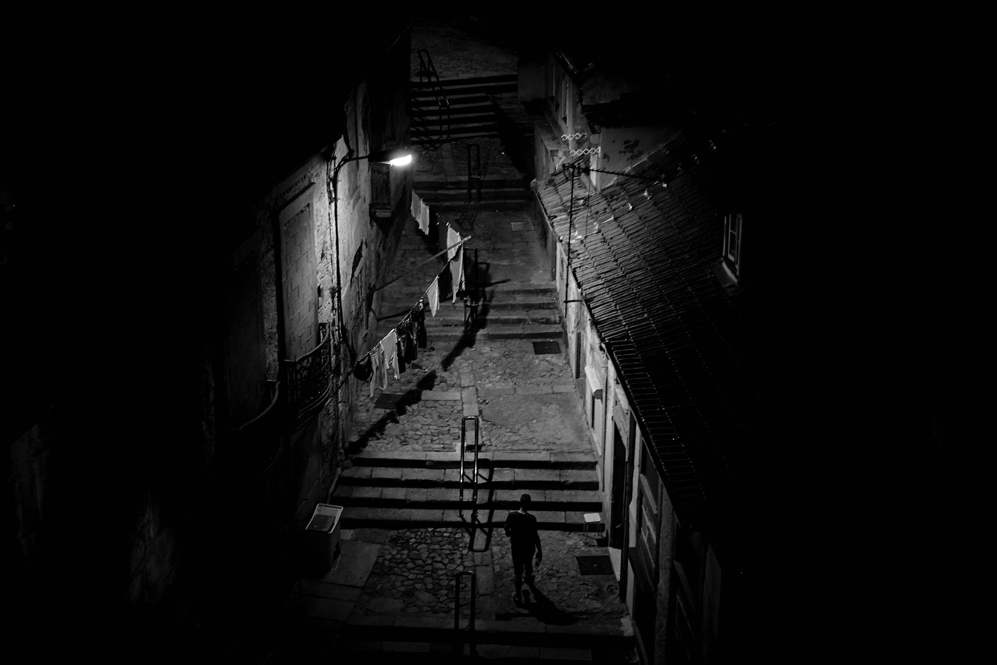 Sony FE 28mm F2 sample photo. Lonely darkness photography