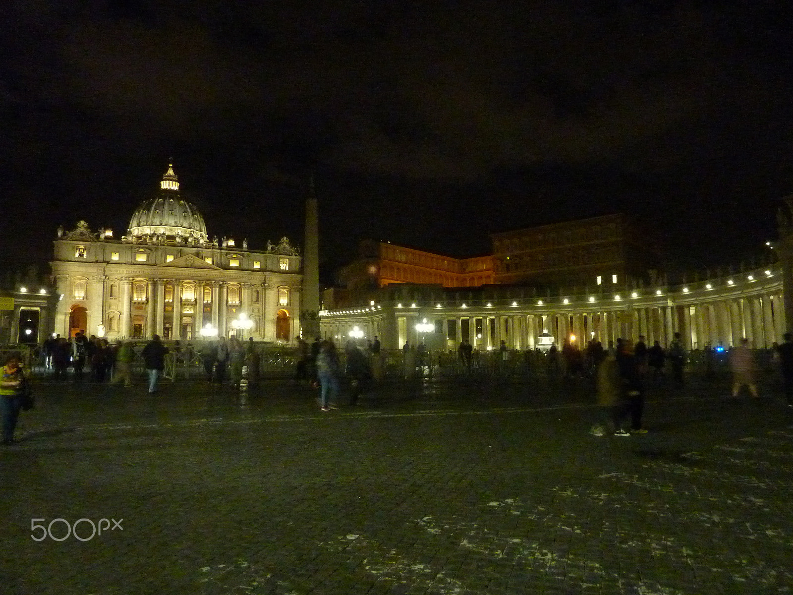 Panasonic DMC-ZS1 sample photo. Vatican at night, rome, italy photography