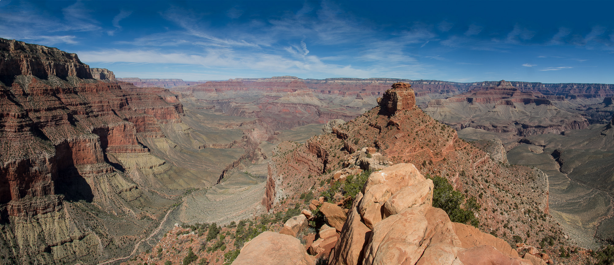 Canon EF-S 17-85mm F4-5.6 IS USM sample photo. Grand canyon pano photography
