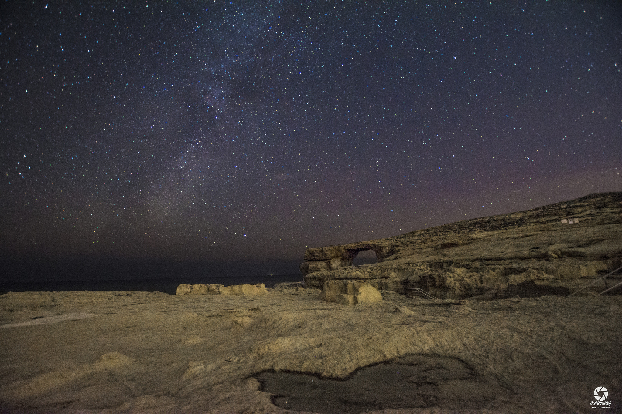 Nikon D7100 + Sigma 10-20mm F3.5 EX DC HSM sample photo. Dwejra by night photography