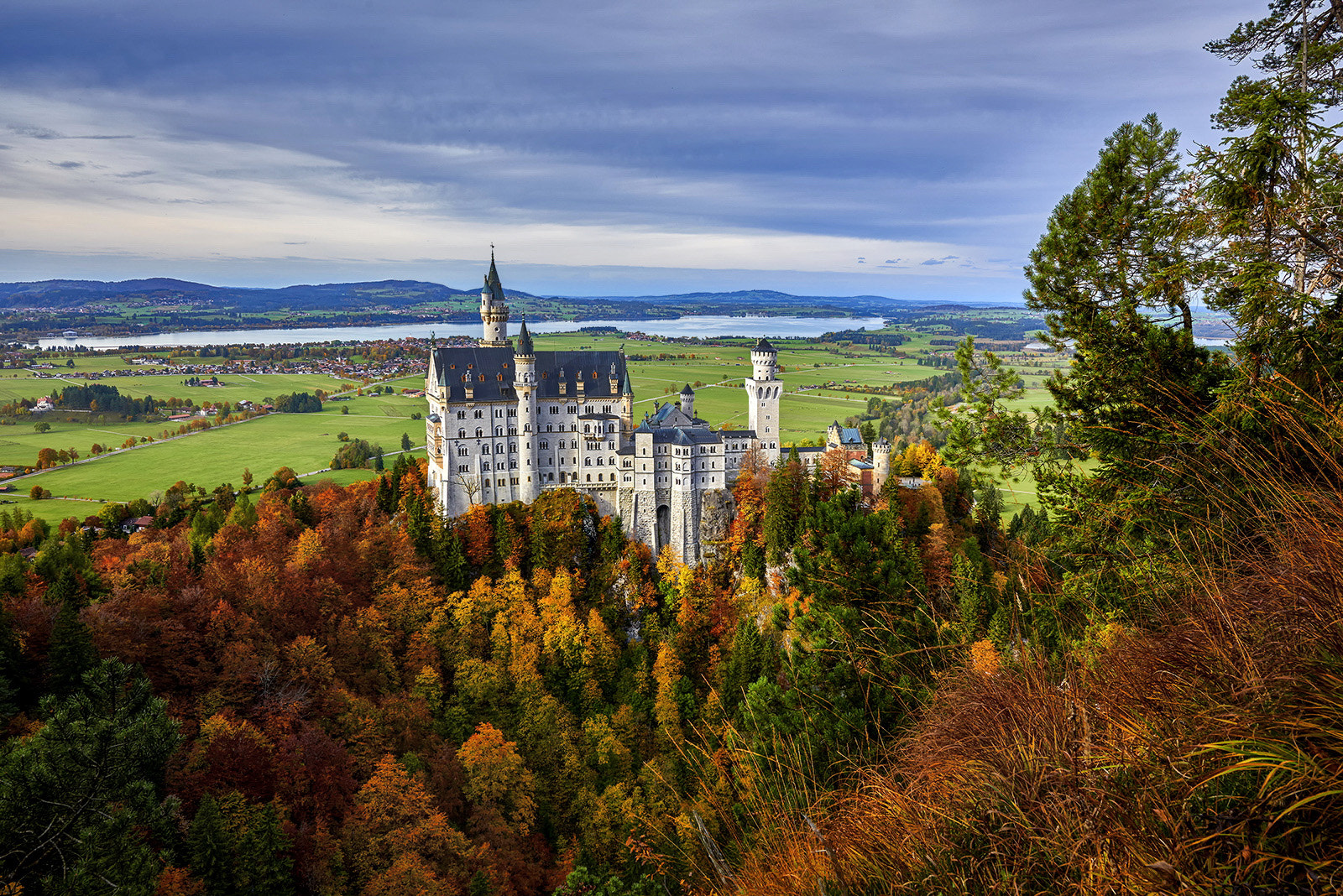 Nikon AF-S Nikkor 14-24mm F2.8G ED sample photo. Neuschwanstein photography