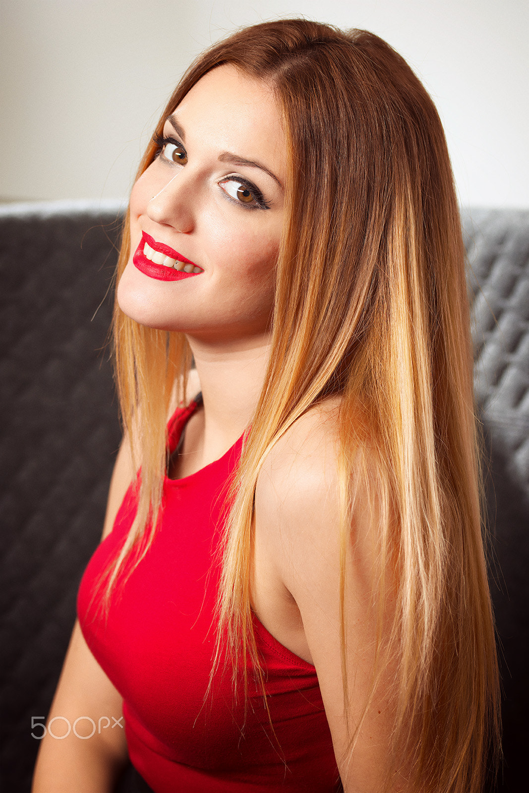 VR 105mm F/2.8 G sample photo. Jasmine's smile photography