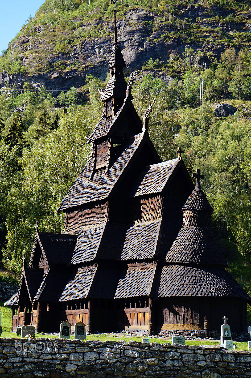 Sony E 55-210mm F4.5-6.3 OSS sample photo. Borgund stave church photography