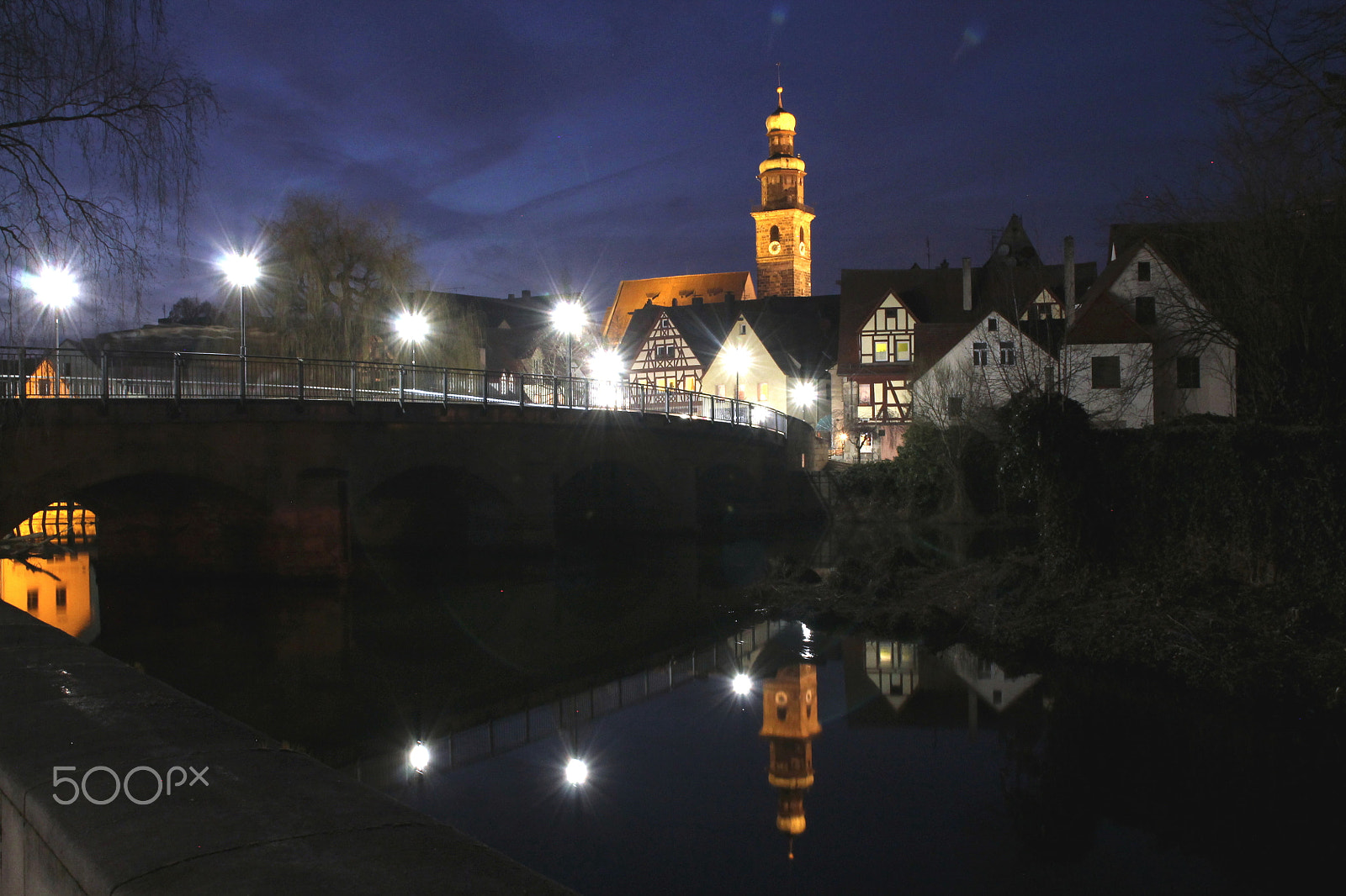 Canon EOS 1100D (EOS Rebel T3 / EOS Kiss X50) sample photo. From lauf castle to johannis church with river pegnitz photography
