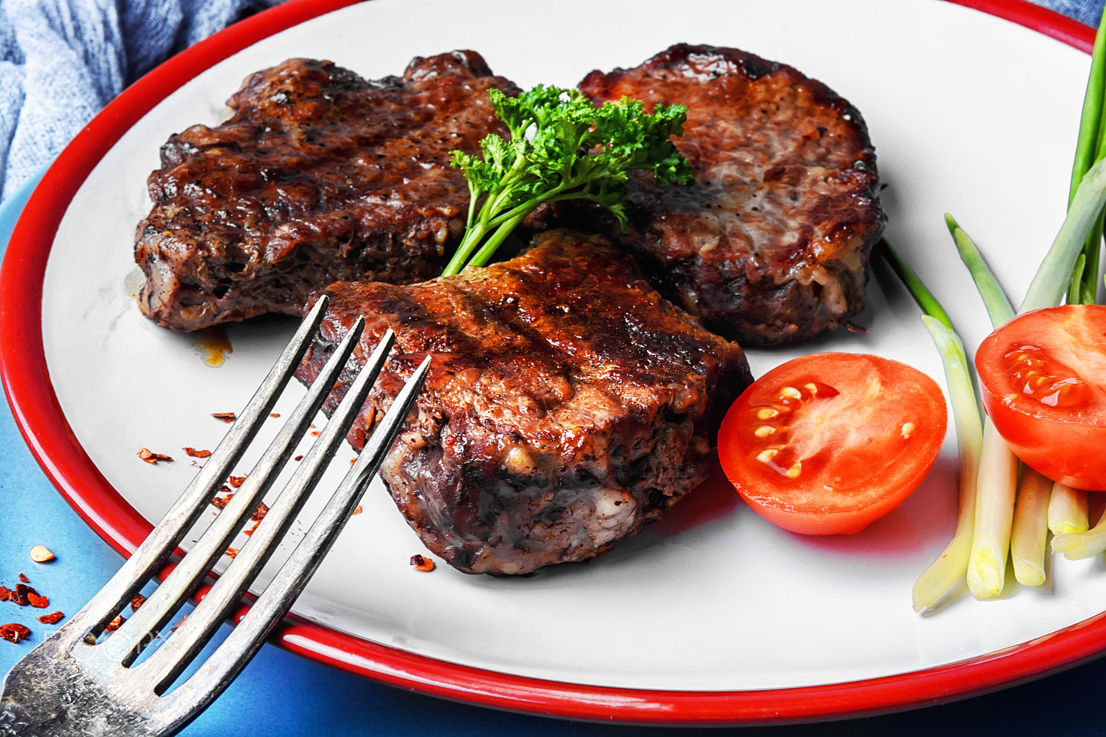 Nikon AF-S Micro-Nikkor 60mm F2.8G ED sample photo. Juicy veal steak photography