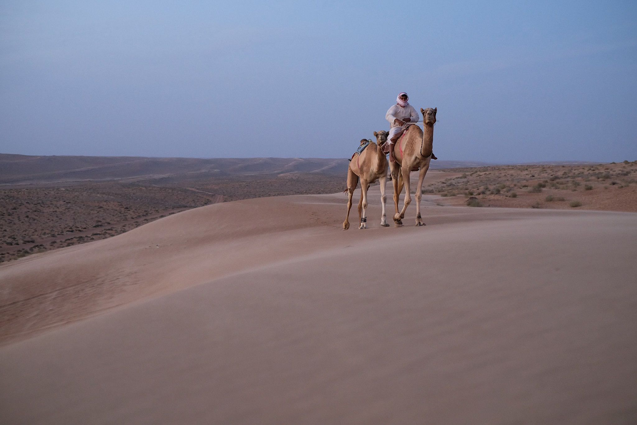 Fujifilm X-Pro2 + Fujifilm XF 35mm F1.4 R sample photo. Abdulla racing on a dune photography