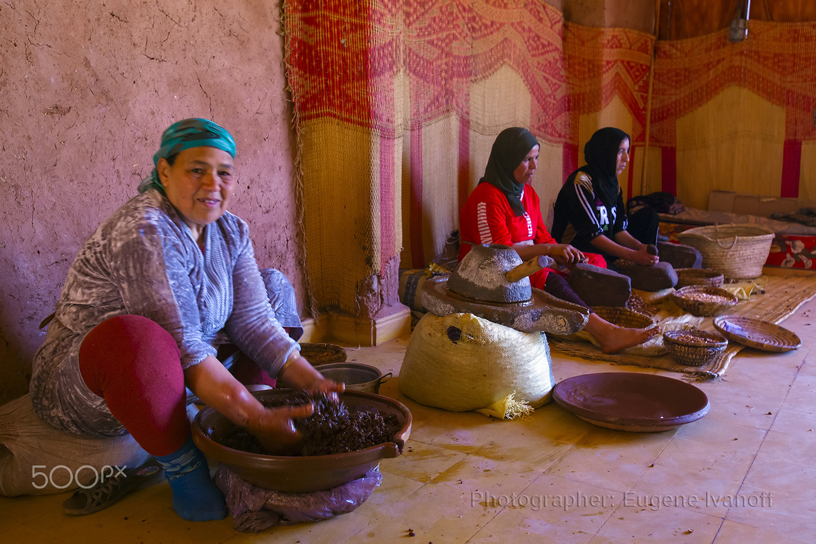 Canon EF 16-35mm F2.8L USM sample photo. Argan oil manufacture in morocco photography