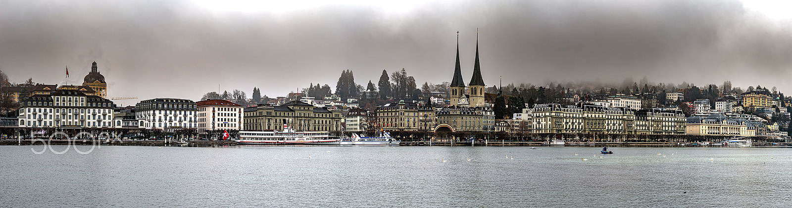 Sony a99 II sample photo. Luzern historic center. switzerland. wide-angle hd-quality panor photography