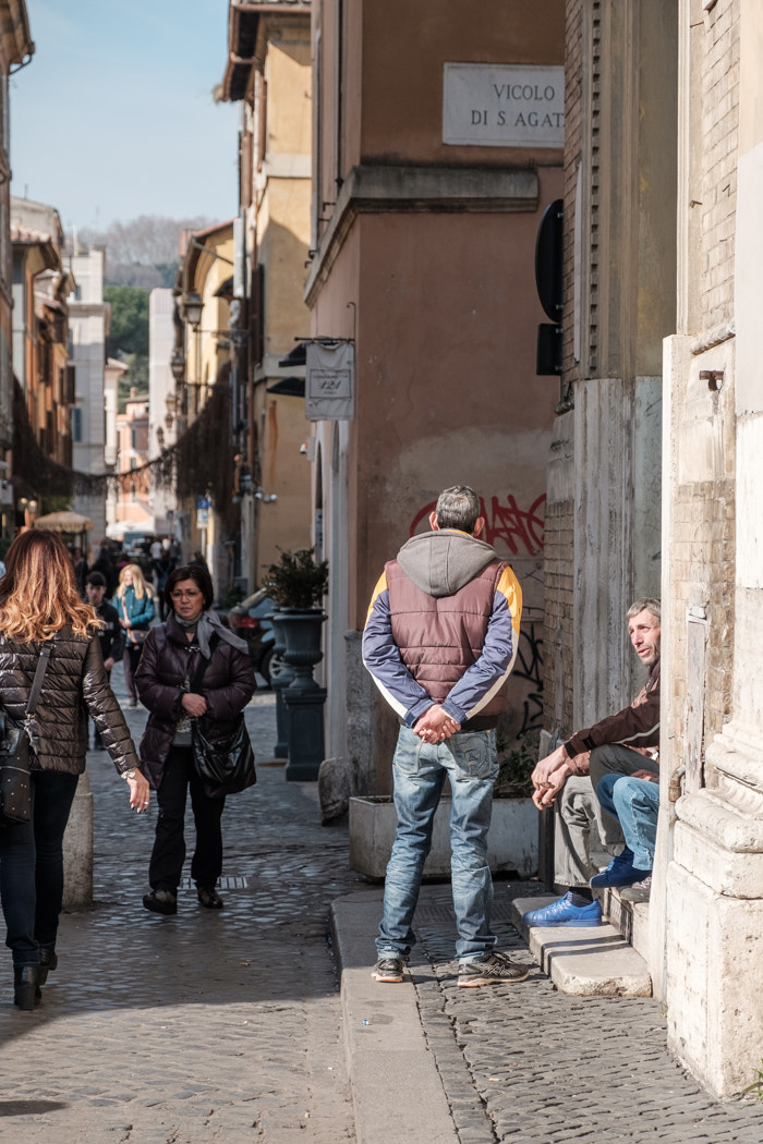 Fujifilm XF 16-55mm F2.8 R LM WR sample photo. Street life, trastevere, rome. photography