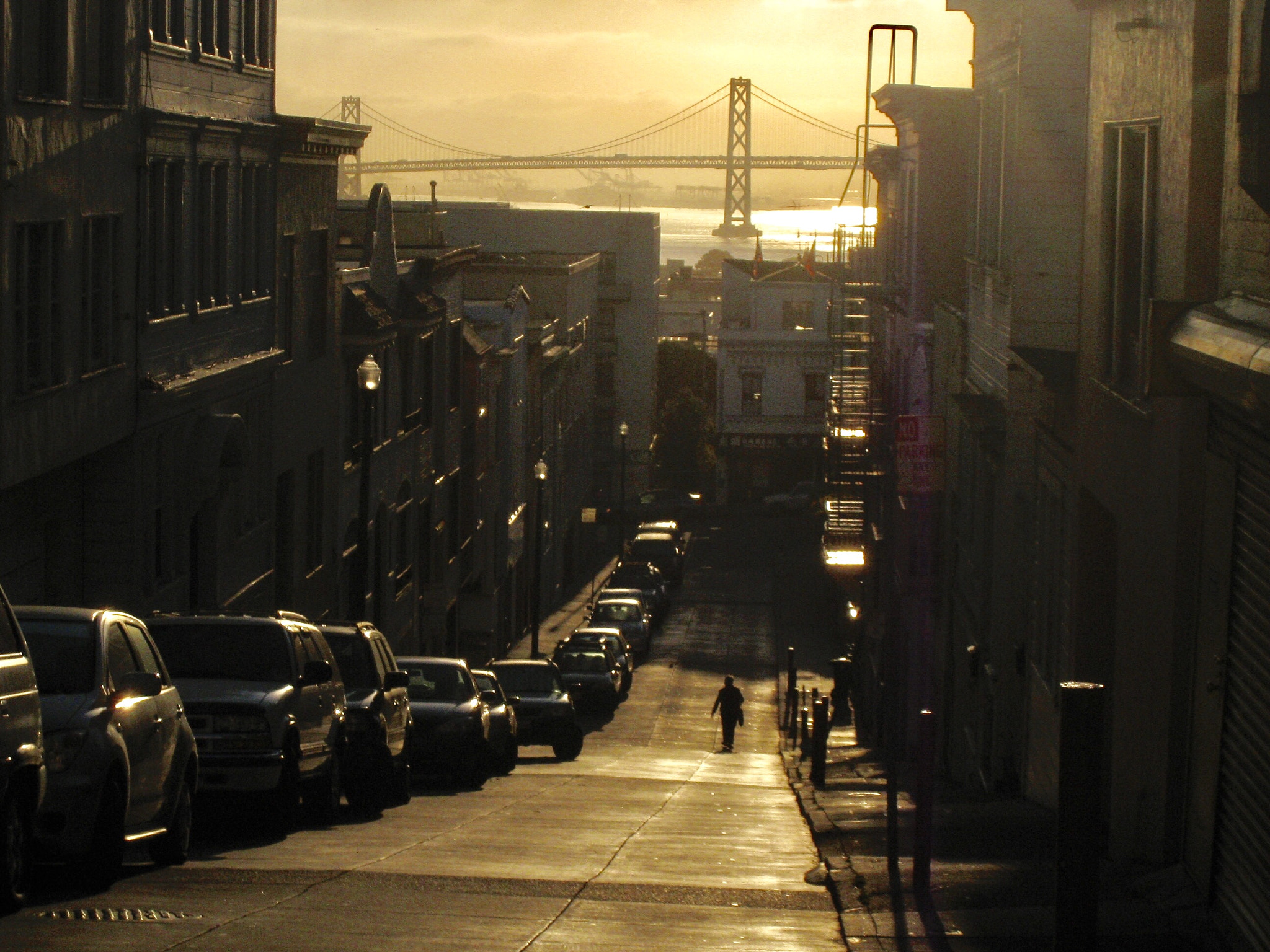 Canon POWERSHOT SD870 IS sample photo. John street, early morning, san francisco, california 2009 photography