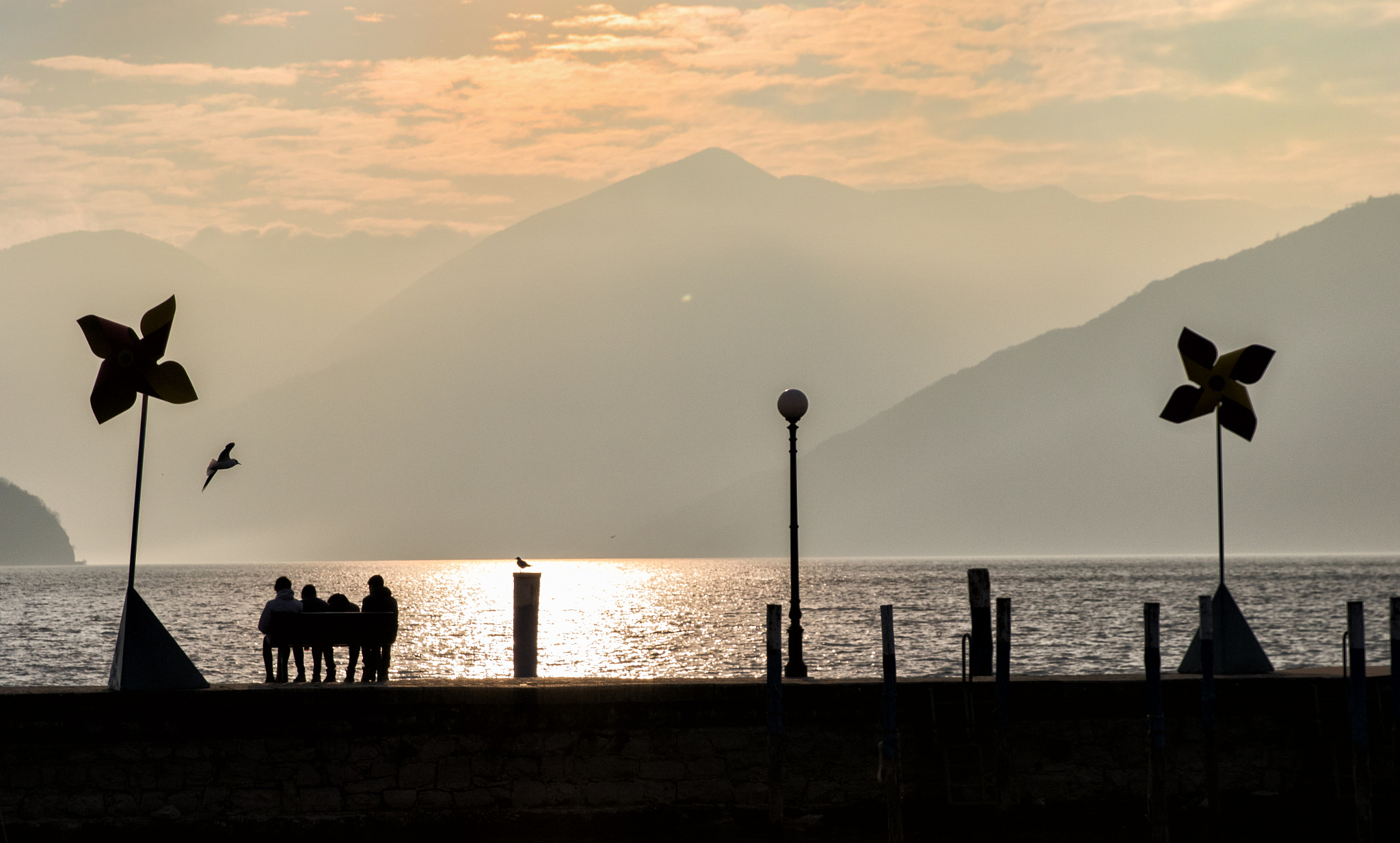 Canon EF 24-70mm F2.8L II USM sample photo. Sunset at the lake photography