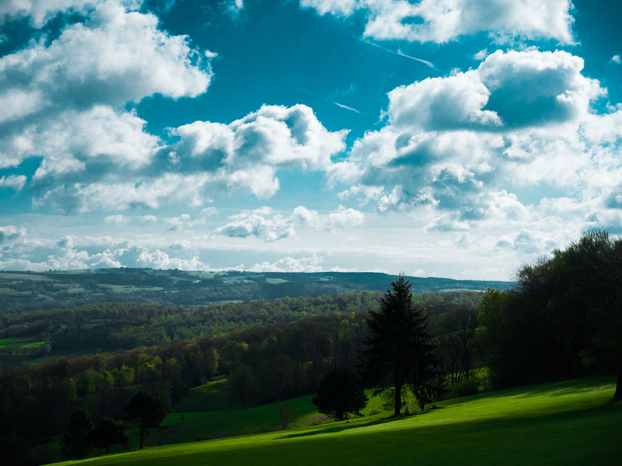 Panasonic Lumix G X Vario 12-35mm F2.8 ASPH Power OIS sample photo. Collines normandes photography