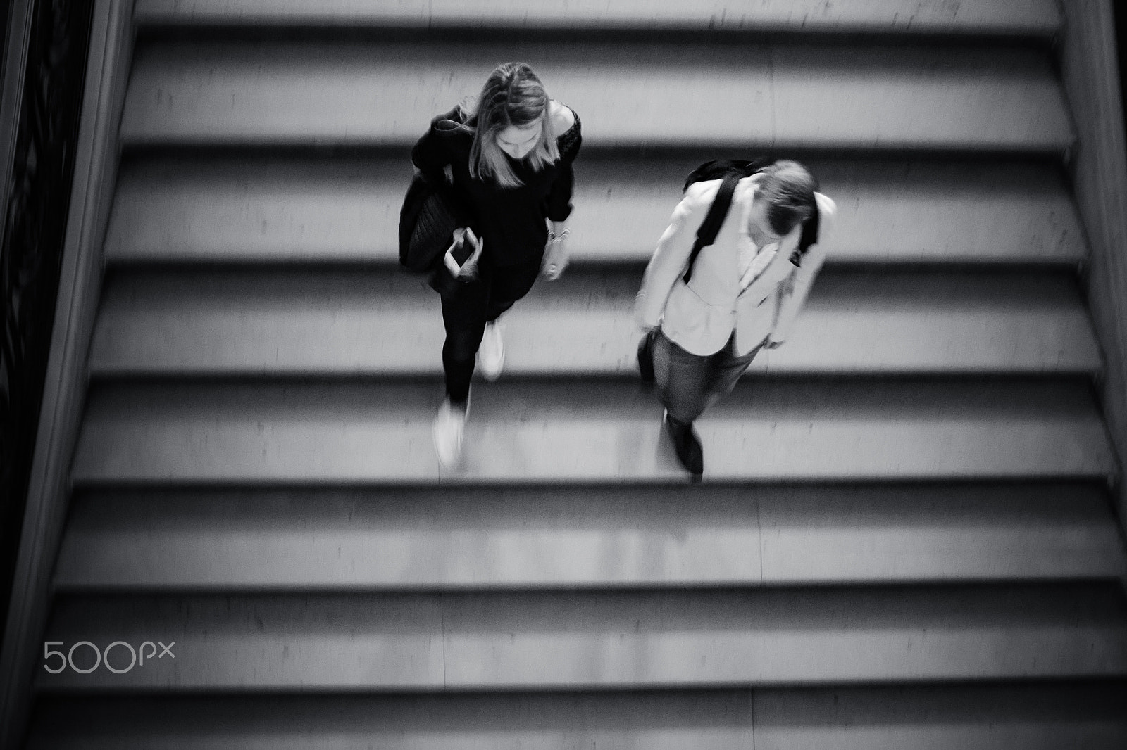 Canon EF 50mm f/1.8 sample photo. Couple on the stairs photography