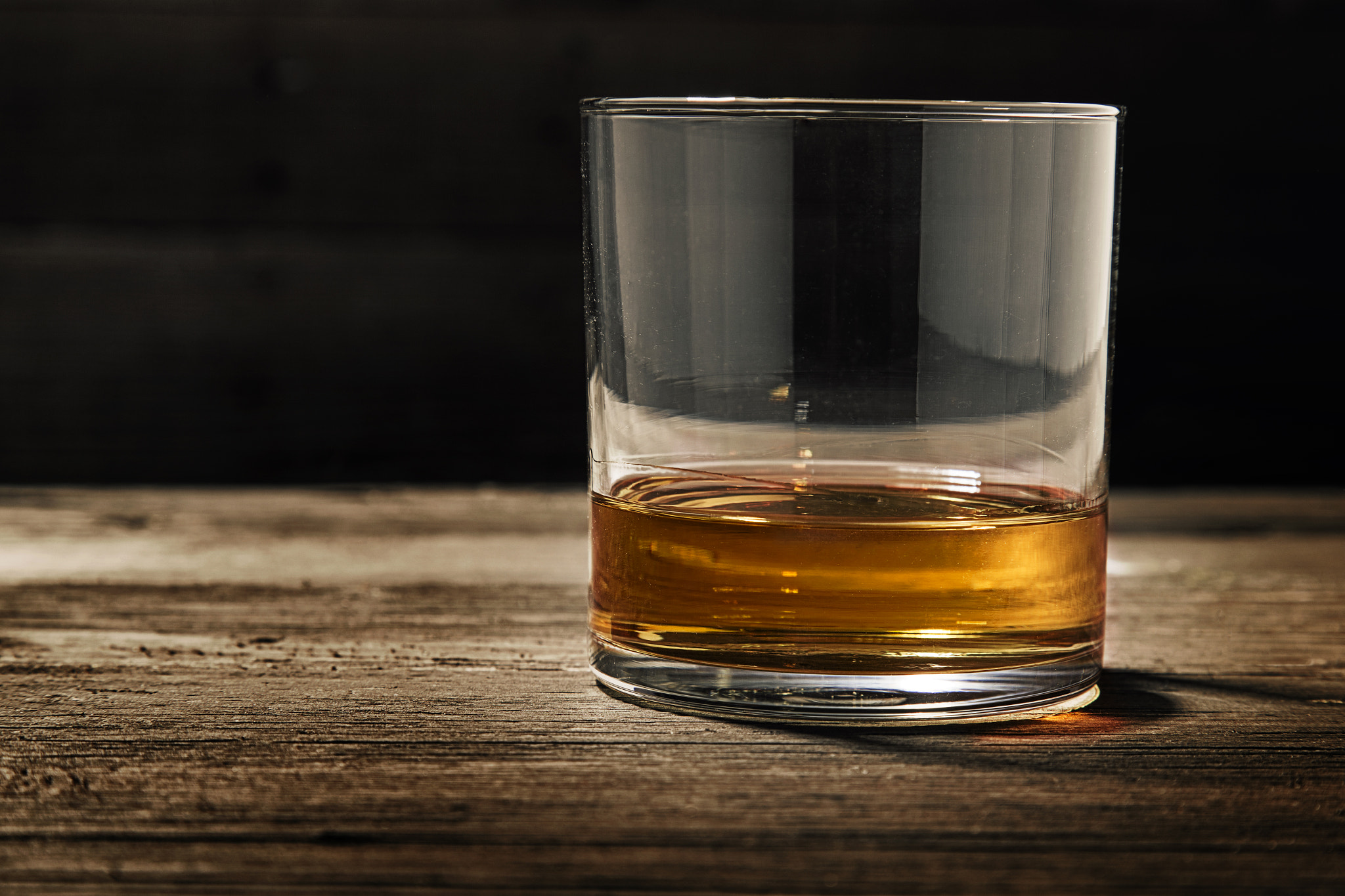 Canon EOS-1D X sample photo. Single glass of straight bourbon photography