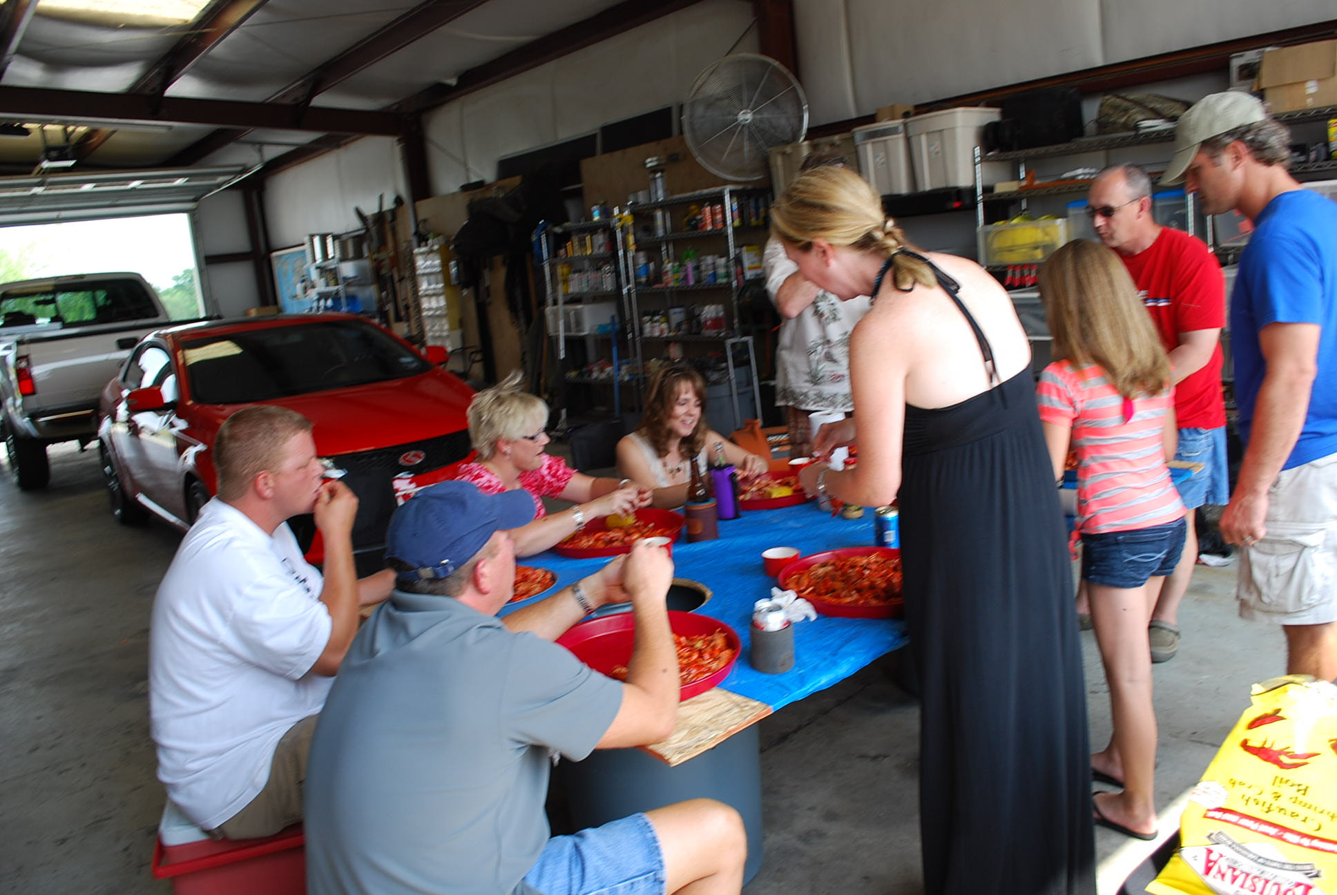 Nikon D40X sample photo. Private party - the crawfish company photography