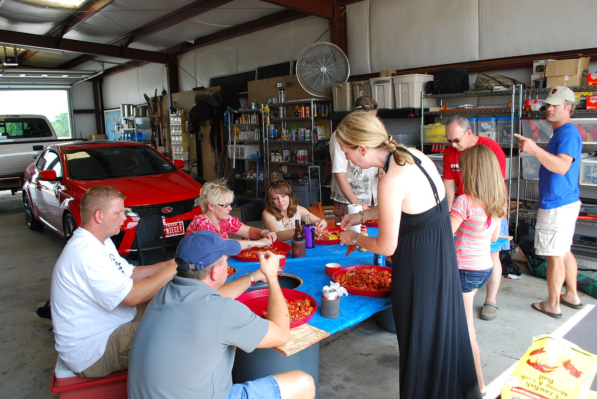 Nikon D40X sample photo. Private party - the crawfish company photography