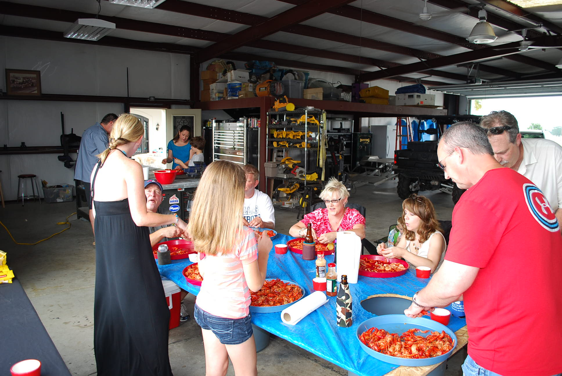 Nikon D40X sample photo. Private party - the crawfish company photography