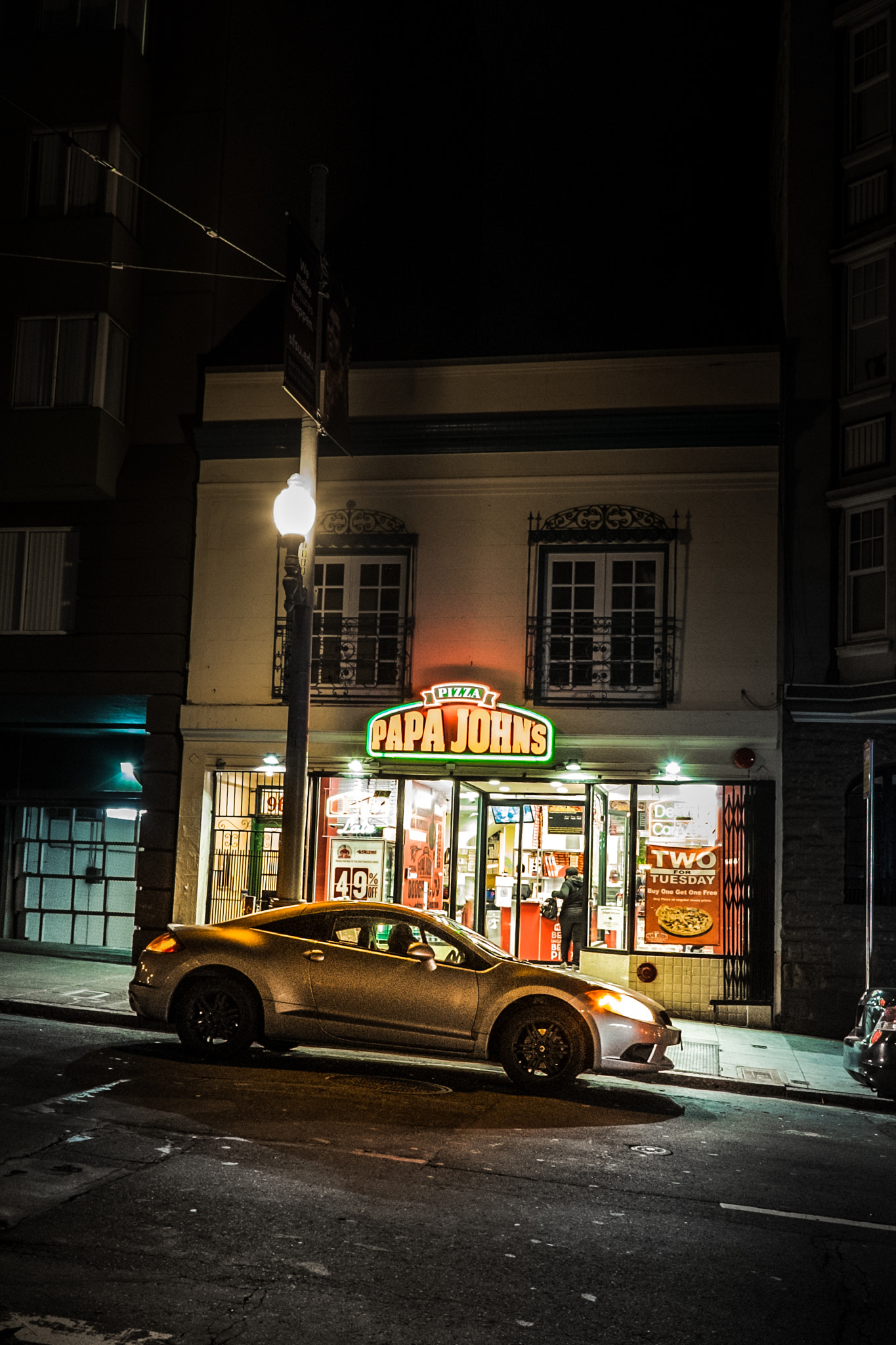 ZEISS Touit 12mm F2.8 sample photo. Papa john's - san francisco photography