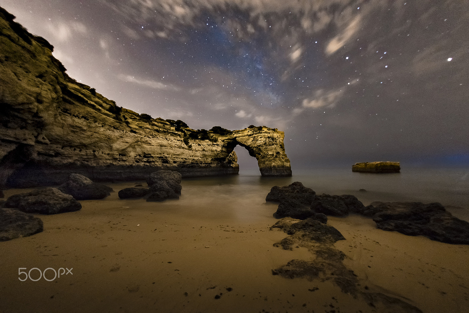 Nikon D800 + Nikon AF Fisheye-Nikkor 16mm F2.8D sample photo. Under a dark sky photography