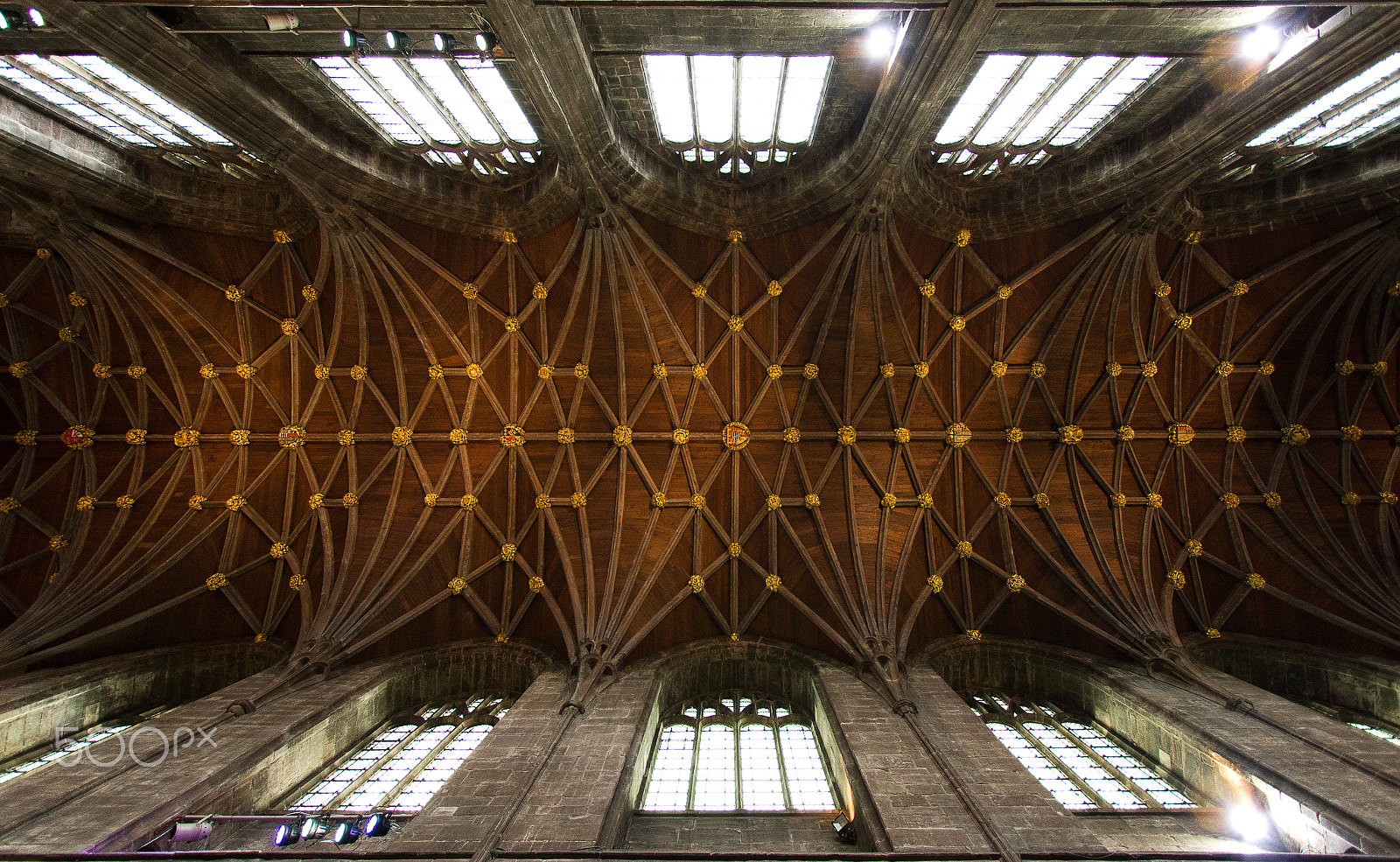 Canon EF-S 10-22mm F3.5-4.5 USM sample photo. Chester cathedral ceiling photography