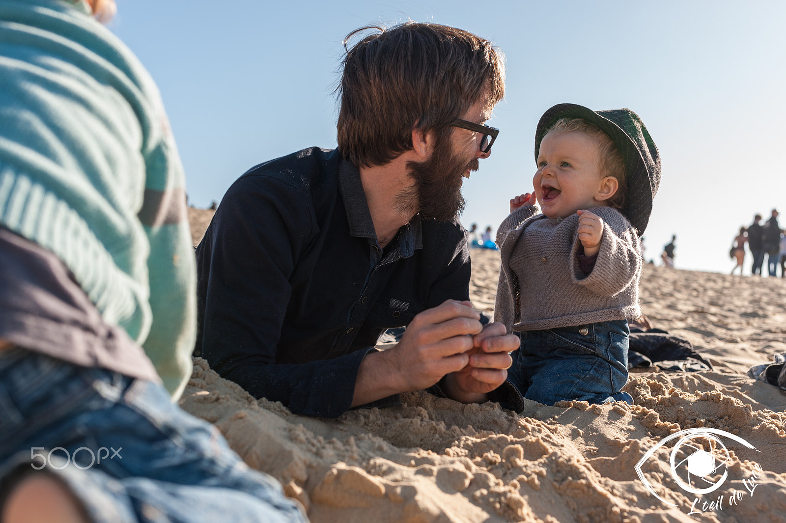 Nikon D700 + Sigma 50mm F1.4 EX DG HSM sample photo. Séance famille - dune du pilat photography