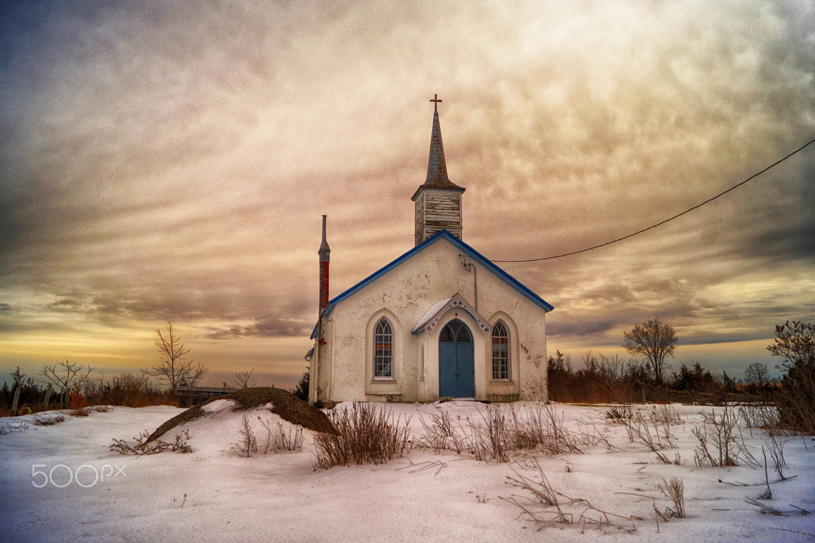 Sony SLT-A65 (SLT-A65V) + Sony DT 18-55mm F3.5-5.6 SAM sample photo. Church on the hill photography