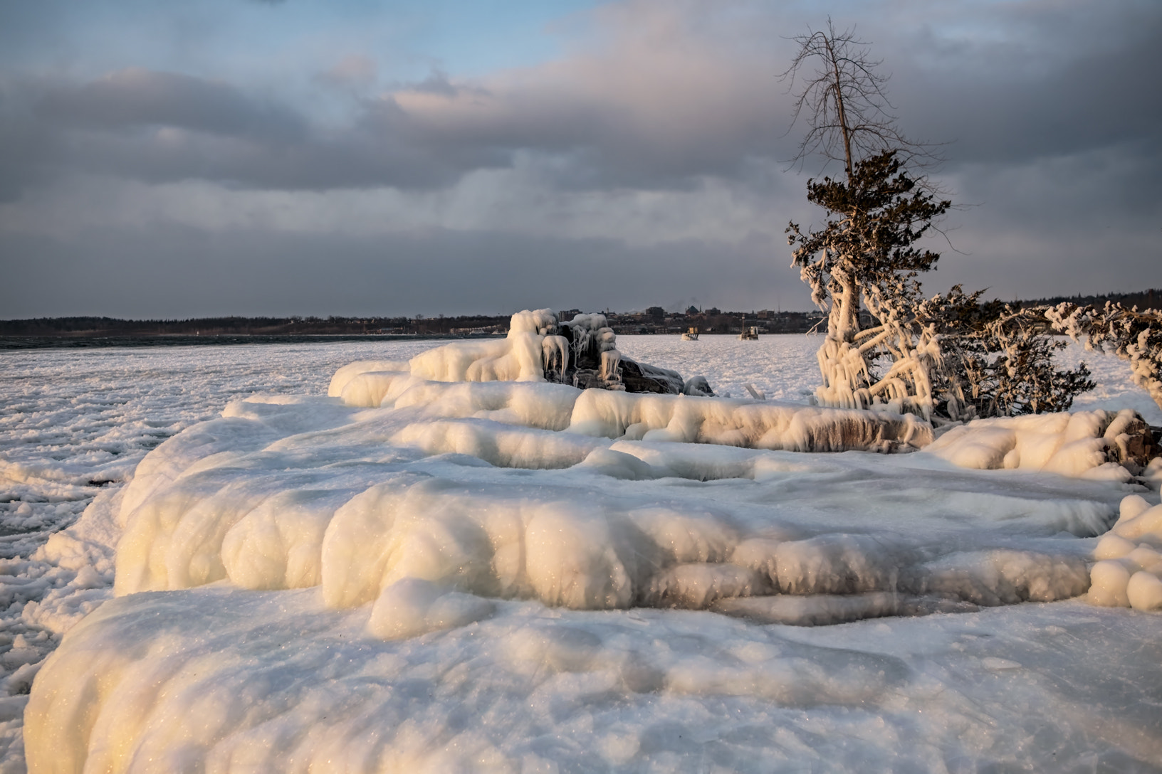 Fujifilm X-T1 + Fujifilm XF 23mm F2 R WR sample photo. Ice tree raw smaller photography