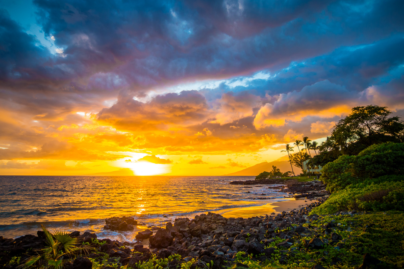 OLYMPUS M.9-18mm F4.0-5.6 sample photo. Maui sunsets are not overrated photography