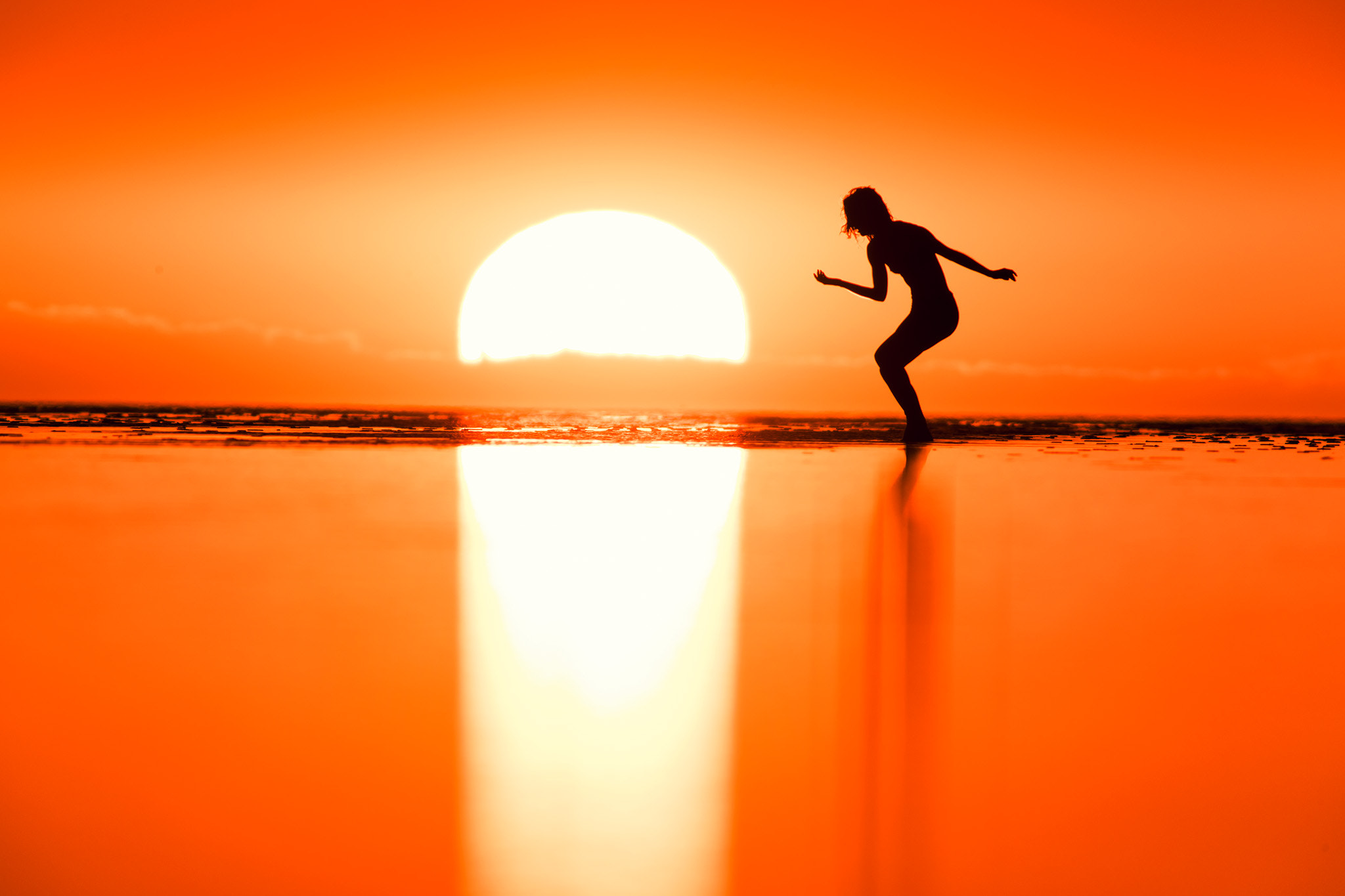 Canon EF 400mm F5.6L USM sample photo. Sunset poetry in the salar photography